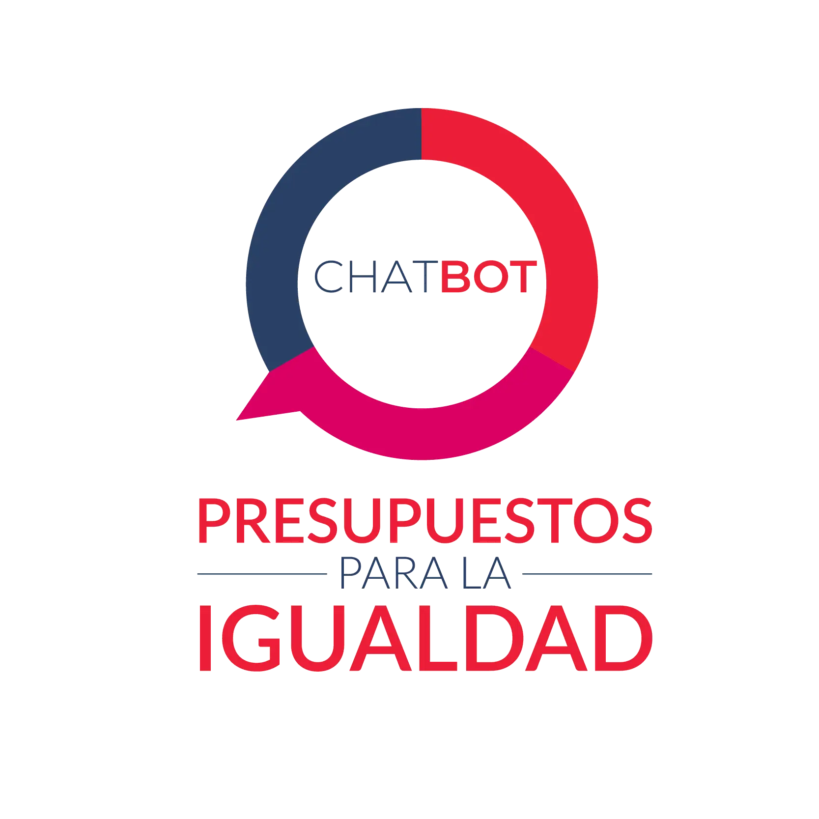 Logo ChatBot presupuestos para la igualdad